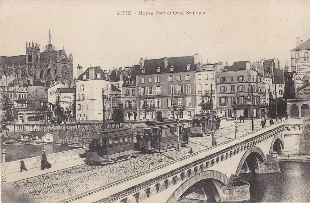 Conrard - METZ - Moyen Pont et Quai St-Louis