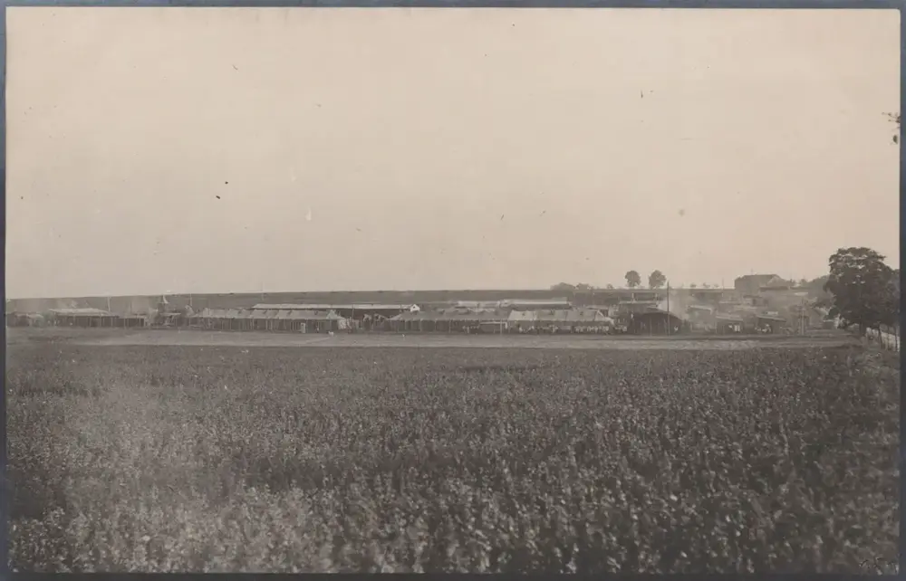 Eisenbahn-Bau-Regt. 13, Zelte und Baracken bei Metz, Frankreich